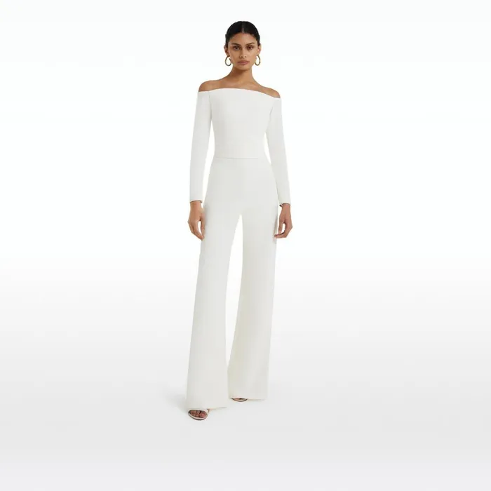 Safiyaa Veasna Ivory Jumpsuit Women Jumpsuits