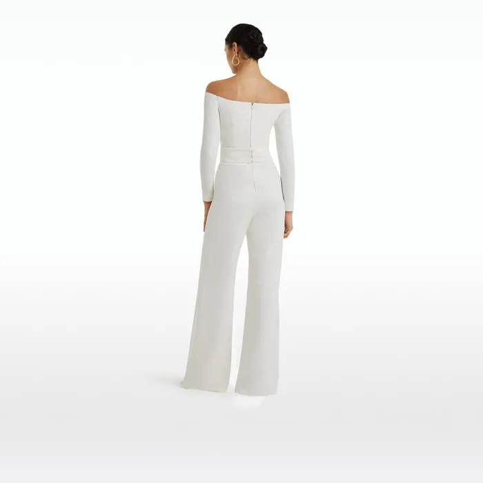 Safiyaa Veasna Ivory Jumpsuit Women Jumpsuits