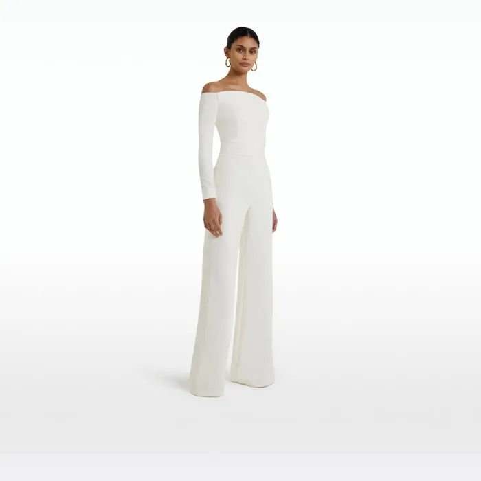 Safiyaa Veasna Ivory Jumpsuit Women Jumpsuits