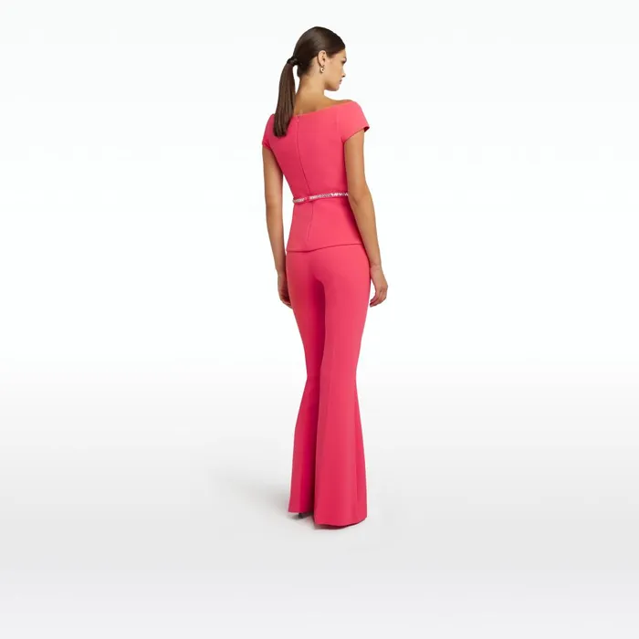 Safiyaa Xena Grenada Top With Embroidered Belt Women Tops