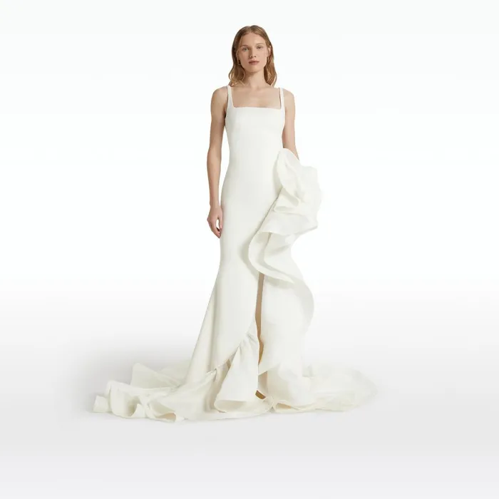 Safiyaa Yana Ivory Long Dress Women Dresses