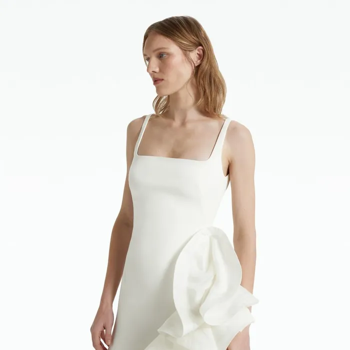 Safiyaa Yana Ivory Long Dress Women Dresses