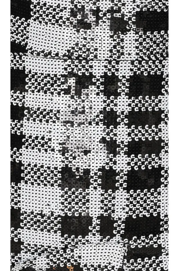 Sala Sequin Mini Dress Black and White Check Women Lovers and Friends Dresses