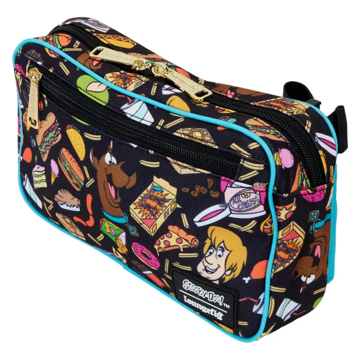 ScoobyDoo Snacks AllOver Print Nylon Belt Bag Unisex Loungefly Bags and Wallets ScoobyDoo Snacks AllOver Print Nylon Belt Bag Unisex Loungefly Bags and Wallets