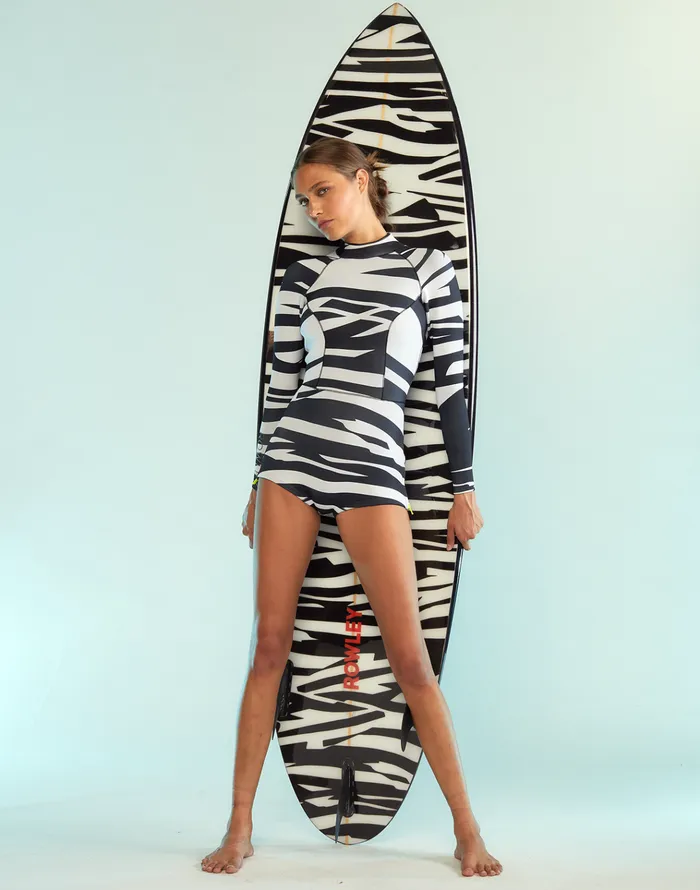 Shark Deterrent Wetsuit 8211 Blkwt Women Cynthia Rowley Surf and Swim