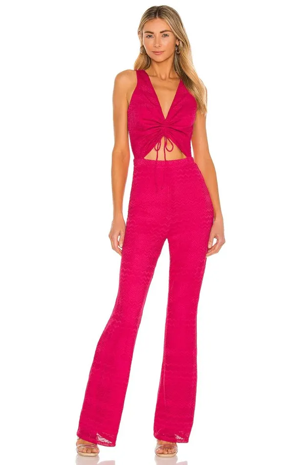 Sharon Jumpsuit Passion Pink Women Lovers and Friends Jumpsuits