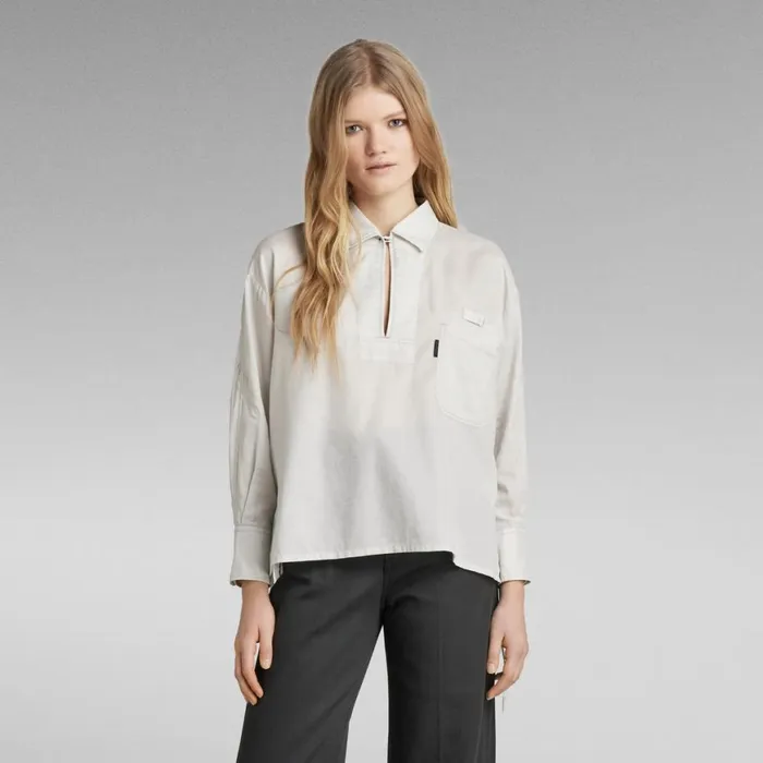 Shirts and Blouses Women GStar RAW Bowling Polo Cool Grey