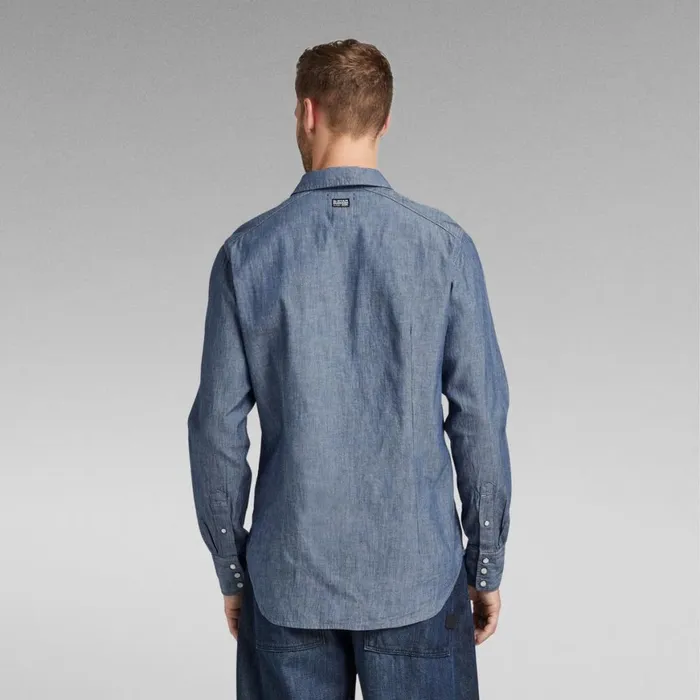 Shirts and Blouses Women GStar RAW Unisex Vintage Slim Shirt Rinsed