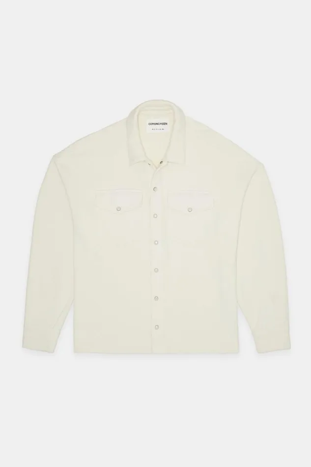 Shirts Men COTTON CITIZEN Boston Buttondown Vintage Bone Shirts Men COTTON CITIZEN Boston Buttondown Vintage Bone