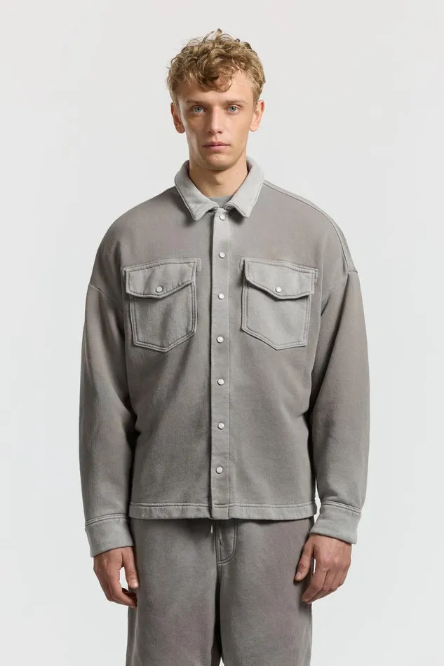 Shirts Men COTTON CITIZEN Boston Buttondown Vintage Cement Shirts Men COTTON CITIZEN Boston Buttondown Vintage Cement