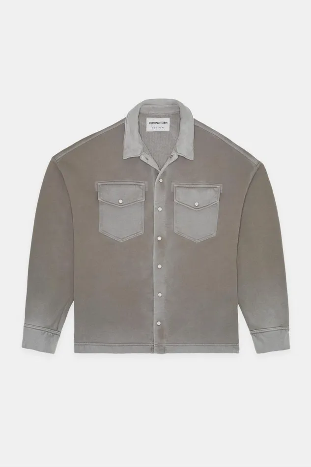 Shirts Men COTTON CITIZEN Boston Buttondown Vintage Cement Shirts Men COTTON CITIZEN Boston Buttondown Vintage Cement