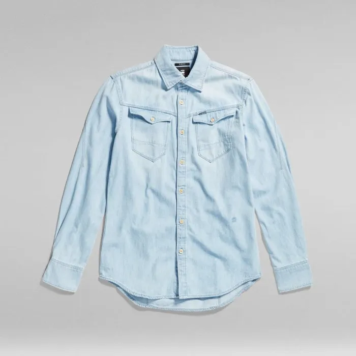 Shirts Men GStar RAW Arc 3D Slim Shirt Light Aged