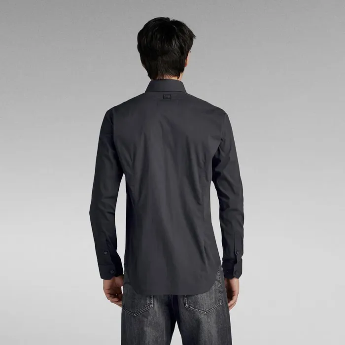 Shirts Men GStar RAW Formal Superslim Shirt Dark Black