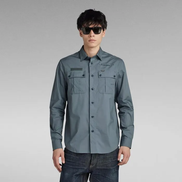 Shirts Men GStar RAW Police Regular Shirt Axis