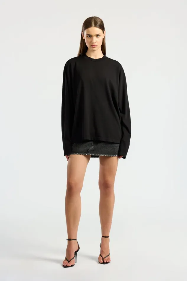 Shirts Women COTTON CITIZEN Bowie Shirt Jet Black Shirts Women COTTON CITIZEN Bowie Shirt Jet Black