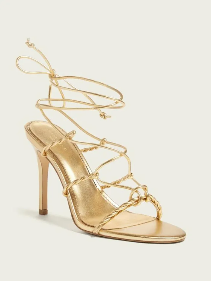 Shoes Women Marciano Bea Strappy Sandal Gld1 Gold