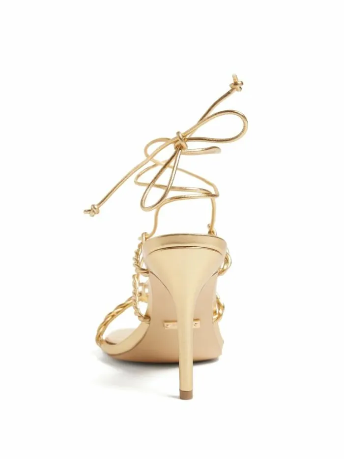 Shoes Women Marciano Bea Strappy Sandal Gld1 Gold Shoes Women Marciano Bea Strappy Sandal Gld1 Gold