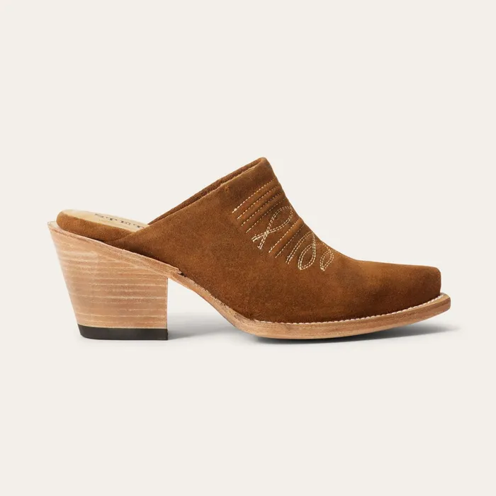 Shorties Women Stetson Reed Western Mules Brown