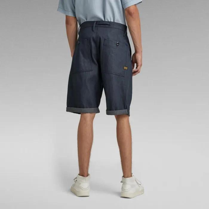 Shorts Men GStar RAW Pleated Relaxed Chino Shorts Raw Denim