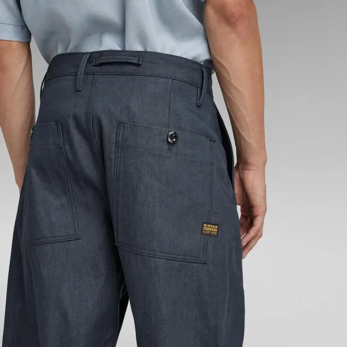 Shorts Men GStar RAW Pleated Relaxed Chino Shorts Raw Denim