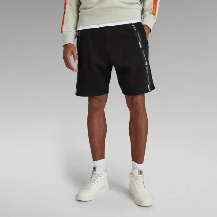 Shorts Men GStar RAW Tape Sweat Shorts Dark Black