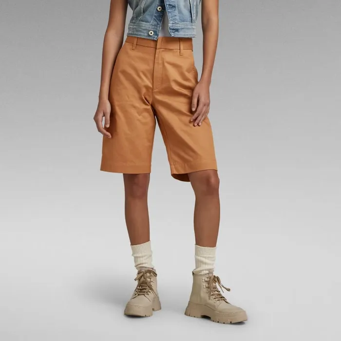 Shorts Women GStar RAW Chino Bermuda Shorts Chipmunk