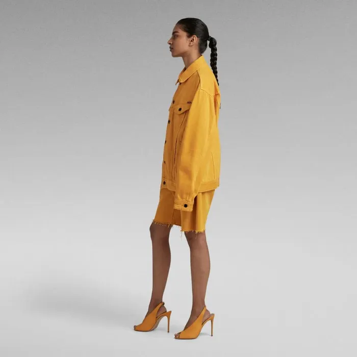 Shorts Women GStar RAW Type 89 Bermuda Shorts Dull Yellow Gd