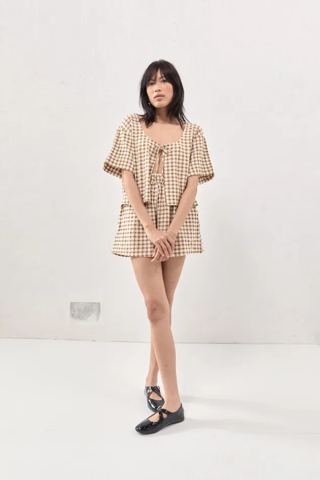 Shorts Women VRG GRL The Sea and I Shorts Honey Shorts Women VRG GRL The Sea and I Shorts Honey