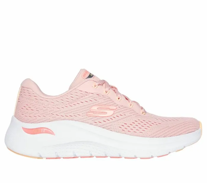Skechers Arch Fit 20 8211 Big League Pink Multi Women Athletic Sneakers