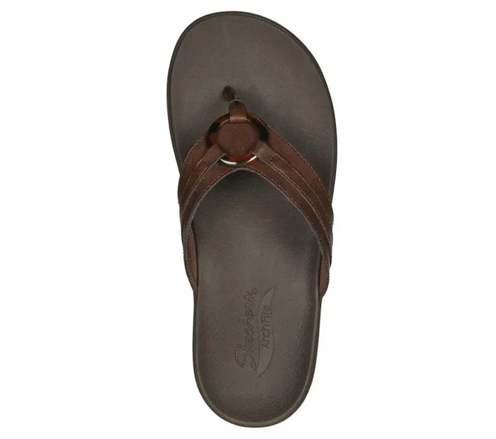 Skechers Arch Fit Maui 8211 Summer Fun Brown Women Sandals Skechers Arch Fit Maui 8211 Summer Fun Brown Women Sandals