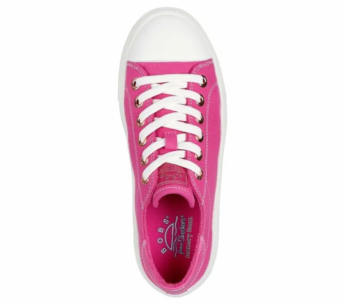 Skechers BOBS Winnie 8211 High Ranking Hot Pink Women Casual Sneakers