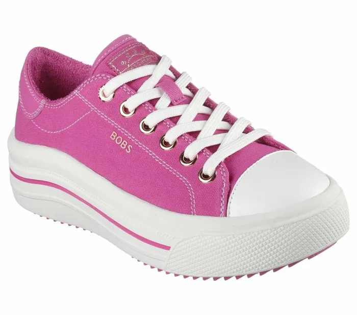 Skechers BOBS Winnie 8211 High Ranking Hot Pink Women Casual Sneakers