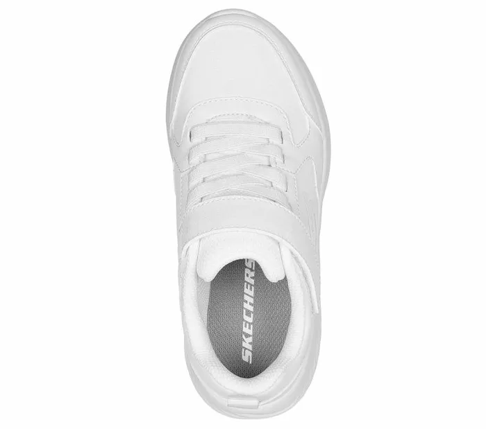 Skechers Bounder 8211 Power Study White Kids Athletic Shoes and Sneakers Skechers Bounder 8211 Power Study White Kids Athletic Shoes and Sneakers