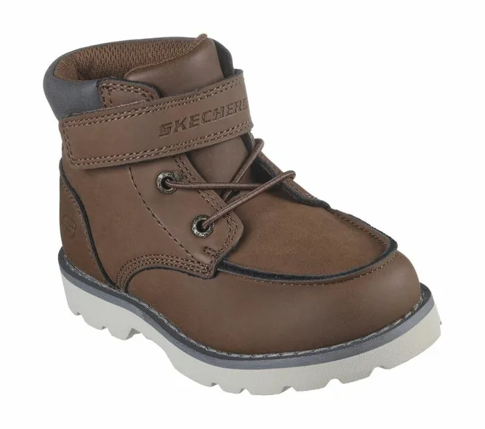 Skechers Bowland 8211 Lil Truxer Brown Kids Athletic Shoes and Sneakers Skechers Bowland 8211 Lil Truxer Brown Kids Athletic Shoes and Sneakers
