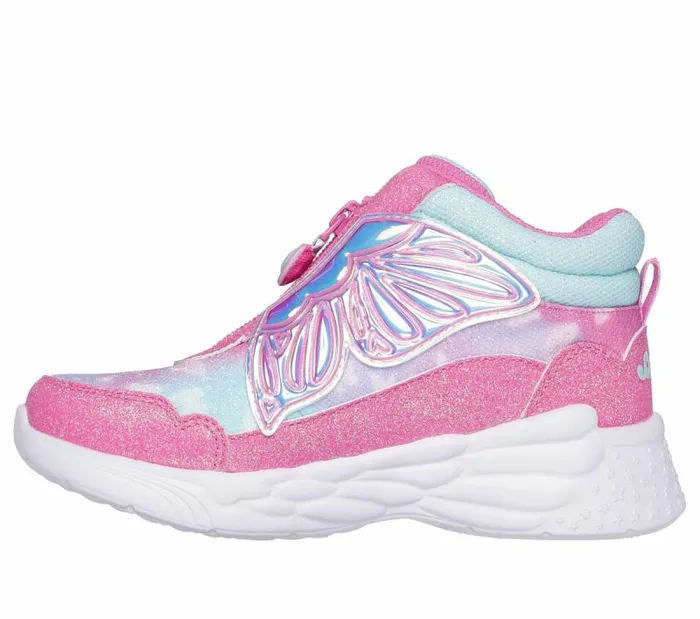 Skechers Dream Racer 8211 Butterfly Express Pink Turquoise Kids Athletic Shoes and Sneakers Skechers Dream Racer 8211 Butterfly Express Pink Turquoise Kids Athletic Shoes and Sneakers