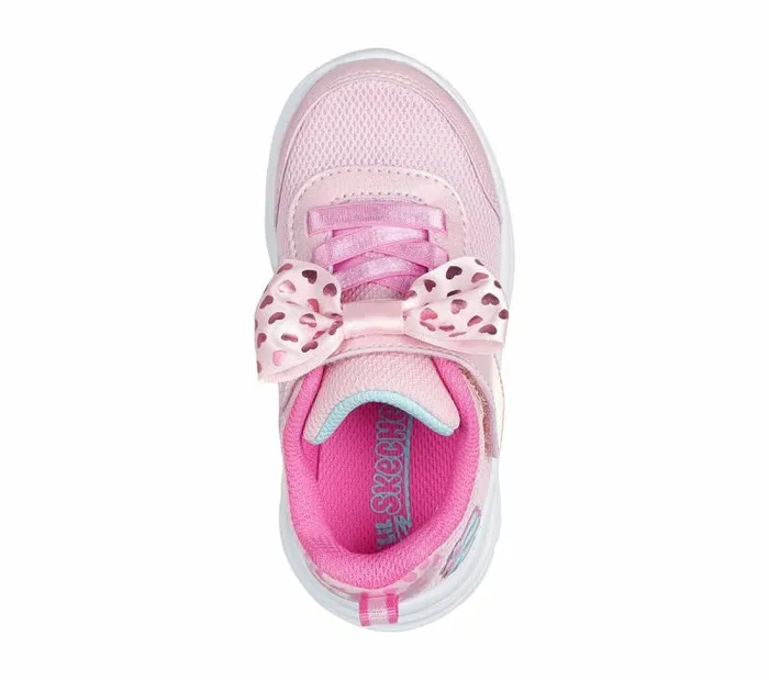 Skechers Dreamy Dancer 8211 Xtra Bow Pink Hot Pink Kids Athletic Shoes and Sneakers Skechers Dreamy Dancer 8211 Xtra Bow Pink Hot Pink Kids Athletic Shoes and Sneakers