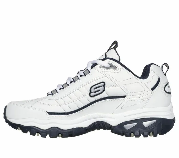 Skechers Energy 8211 After Burn White Navy Men Athletic Sneakers Skechers Energy 8211 After Burn White Navy Men Athletic Sneakers