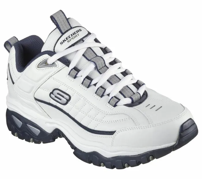 Skechers Energy 8211 After Burn White Navy Men Athletic Sneakers Skechers Energy 8211 After Burn White Navy Men Athletic Sneakers