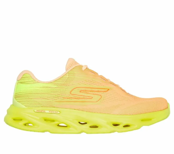 Skechers GO RUN Swirl Tech Speed 8211 Ultimate Stride Orange Yellow Women Athletic Sneakers