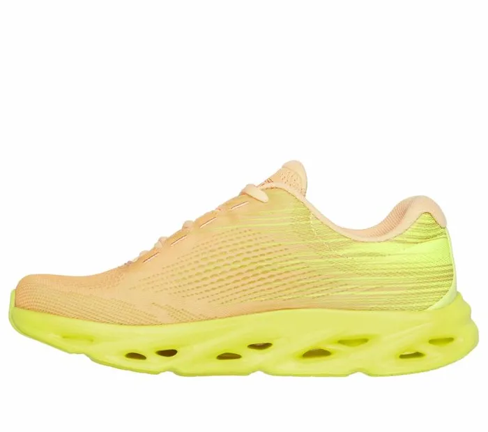Skechers GO RUN Swirl Tech Speed 8211 Ultimate Stride Orange Yellow Women Athletic Sneakers