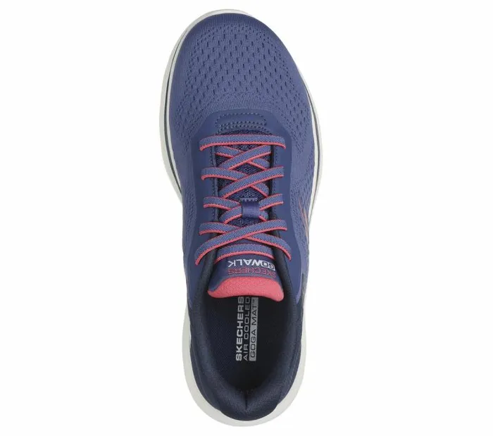 Skechers GO WALK 7 8211 Cosmic Waves Navy Coral Women Athletic Sneakers Skechers GO WALK 7 8211 Cosmic Waves Navy Coral Women Athletic Sneakers