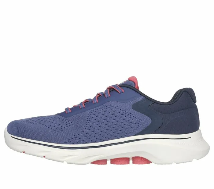 Skechers GO WALK 7 8211 Cosmic Waves Navy Coral Women Athletic Sneakers Skechers GO WALK 7 8211 Cosmic Waves Navy Coral Women Athletic Sneakers