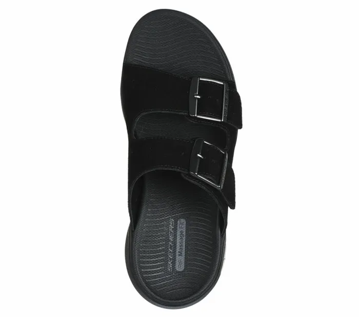 Skechers GO WALK Massage Fit 8211 Immerse Black Women Sandals