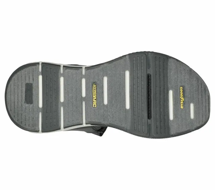 Skechers GO WALK Workout Walker Sandal Charcoal Orange Men Sandals