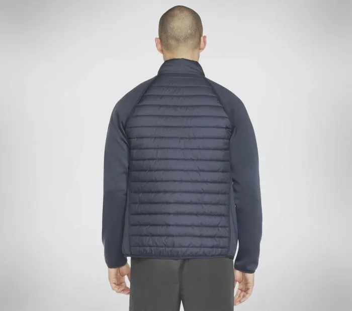Skechers Hybrid Jacket 20 Charcoal Navy Men Tops Skechers Hybrid Jacket 20 Charcoal Navy Men Tops