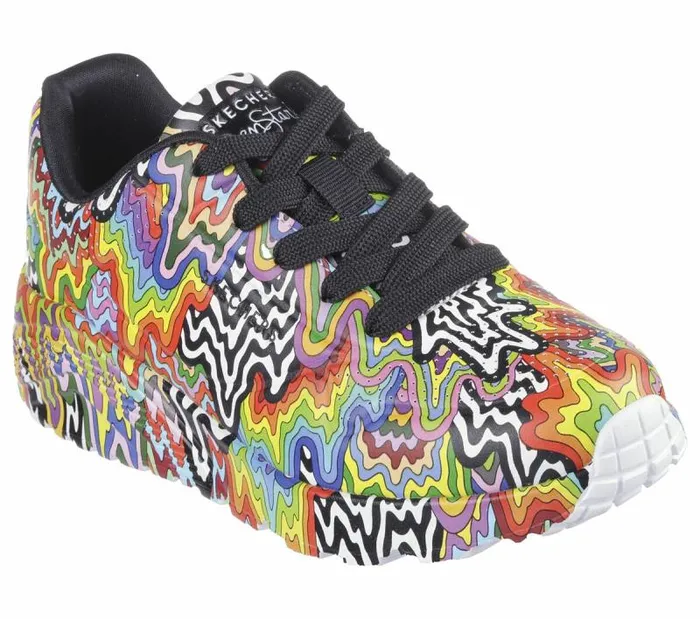 Skechers Jen Stark Uno Lite Multi Kids Athletic Shoes and Sneakers