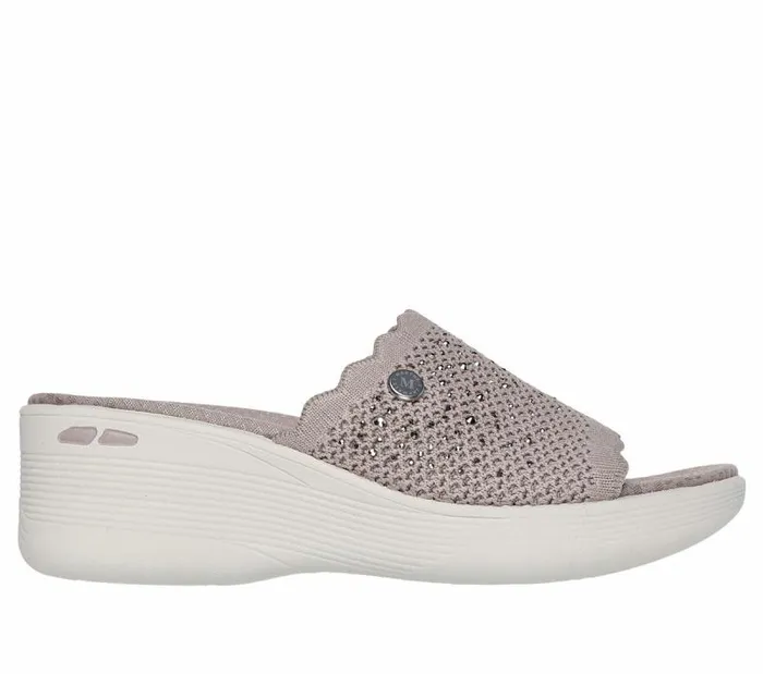 Skechers Martha Stewart PierLite 8211 Light Essence Taupe Women Sandals