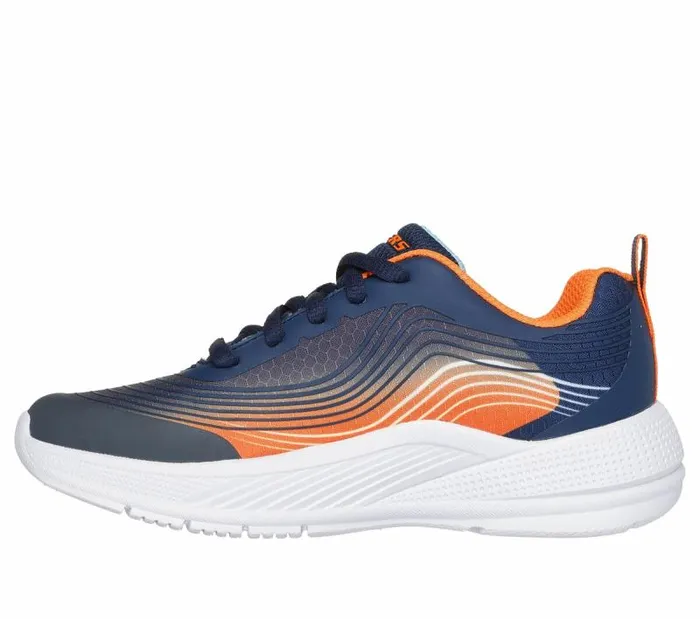 Skechers Microspec Advance 8211 Revconix Navy Orange Kids Athletic Shoes and Sneakers Skechers Microspec Advance 8211 Revconix Navy Orange Kids Athletic Shoes and Sneakers