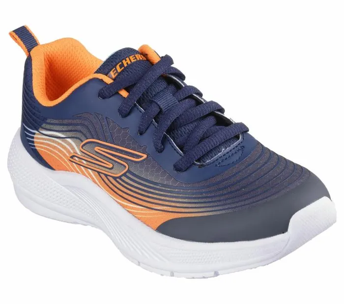 Skechers Microspec Advance 8211 Revconix Navy Orange Kids Athletic Shoes and Sneakers Skechers Microspec Advance 8211 Revconix Navy Orange Kids Athletic Shoes and Sneakers