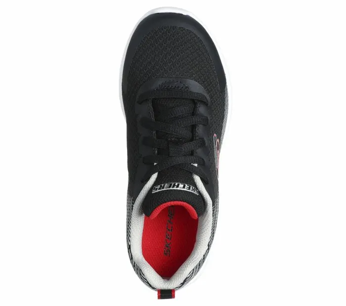 Skechers Microspec II 8211 Vovrix Black Red Kids Athletic Shoes and Sneakers Skechers Microspec II 8211 Vovrix Black Red Kids Athletic Shoes and Sneakers